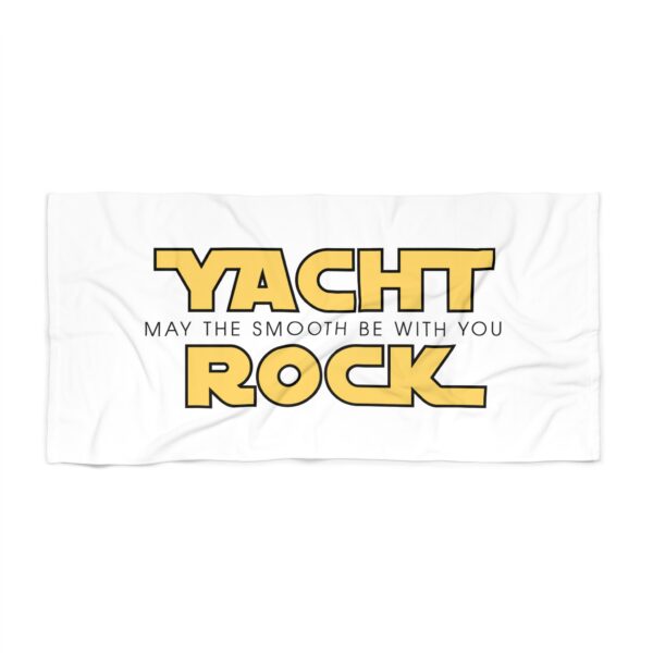 May The Smooth Be With You - Beach Towel - Image 4