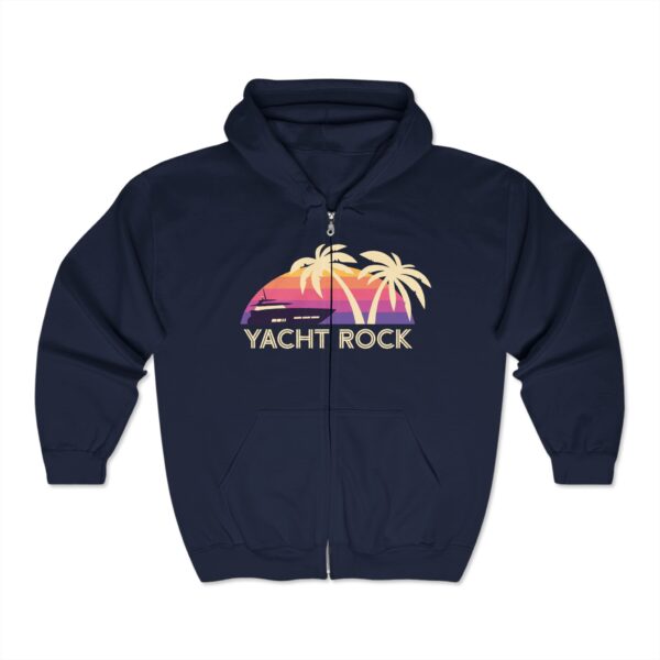 A Yacht Rock Sunset - Zip Up Hoodie - Image 3