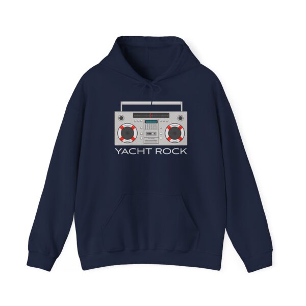 Yacht Rock Boom Box - Unisex Hooded Sweatshirt - Image 3