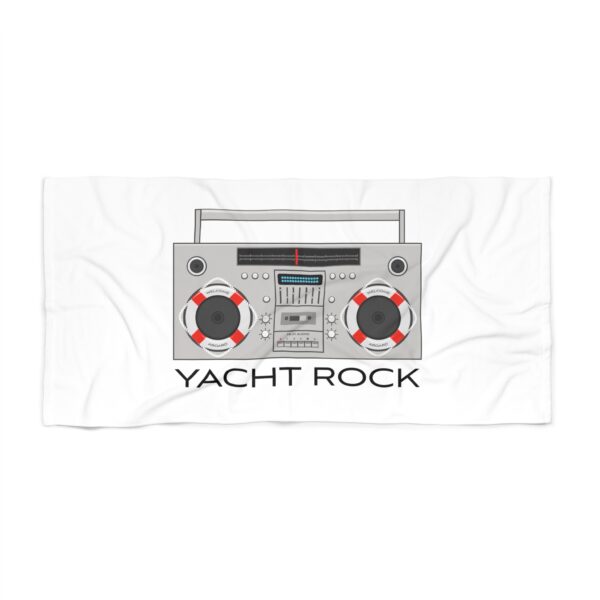 Yacht Rock Boom Box Beach Towel - Image 2