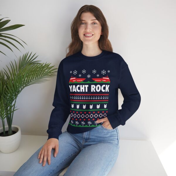 A Very Yacht Rock Christmas - Crewneck Sweatshirt - Image 10