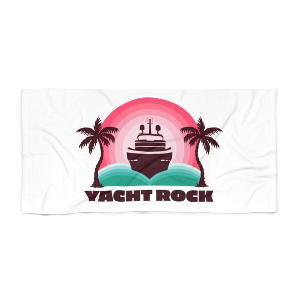 Pink and Palms - Beach Towel - Image 3