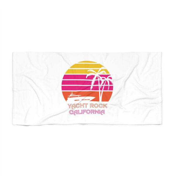 Yacht Rock California - Beach Towel - Image 4