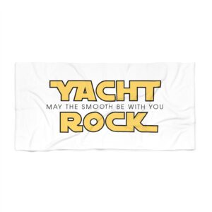 May The Smooth Be With You – Beach Towel