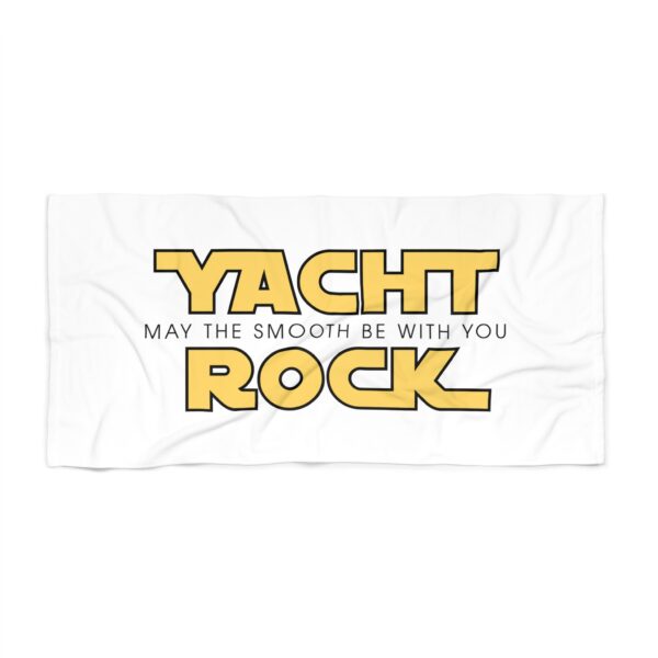 May The Smooth Be With You - Beach Towel - Image 2