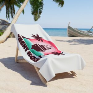 Pink and Palms – Beach Towel