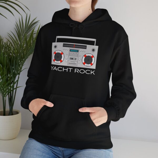 Yacht Rock Boom Box - Unisex Hooded Sweatshirt - Image 6