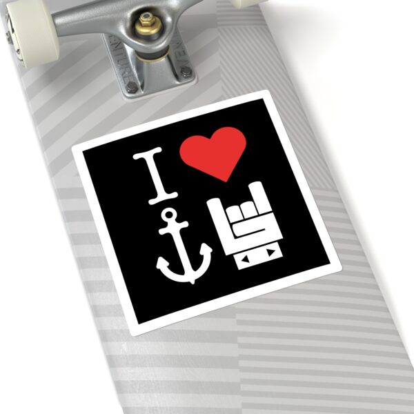 I Love Yacht Rock Sticker - Image 8