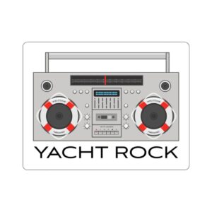 Yacht Rock Boom Box Sticker