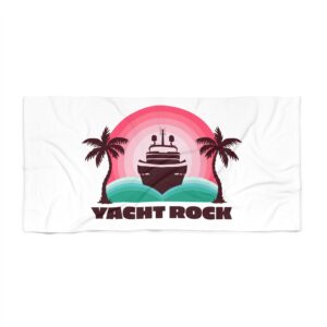 Pink and Palms – Beach Towel