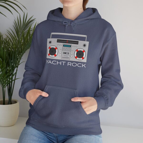 Yacht Rock Boom Box - Unisex Hooded Sweatshirt - Image 10