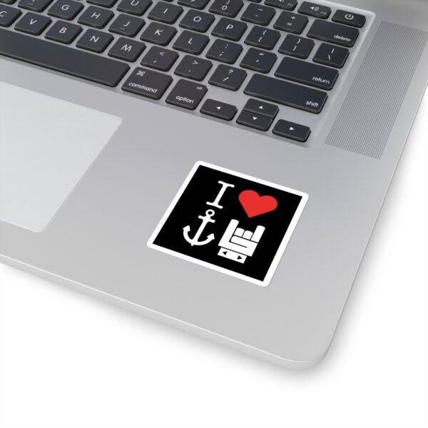 I Love Yacht Rock Sticker - Image 2